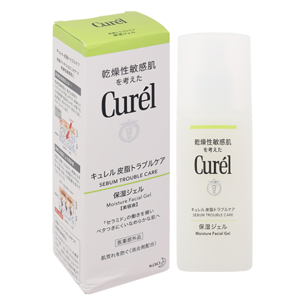 Gel Curél kiểm soát bã nhờn, ngừa mụn da dầu & da nhạy cảm chai 120ml
