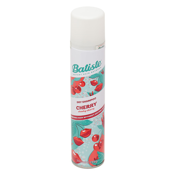 Dầu gội khô Batiste Cherry làm sạch, giúp tóc tươi mới chai 200ml