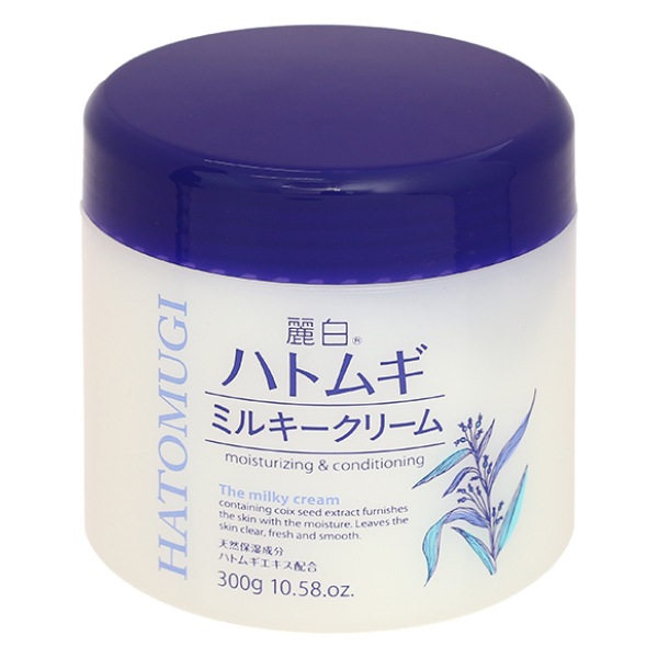 Kem dưỡng ẩm Hatomugi giúp da căng mịn, tươi trẻ hũ 300g