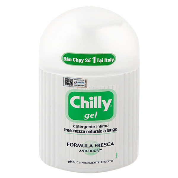 Dung dịch vệ sinh phụ nữ Chilly Gel se se lạnh, bùng tươi mát chai 200ml