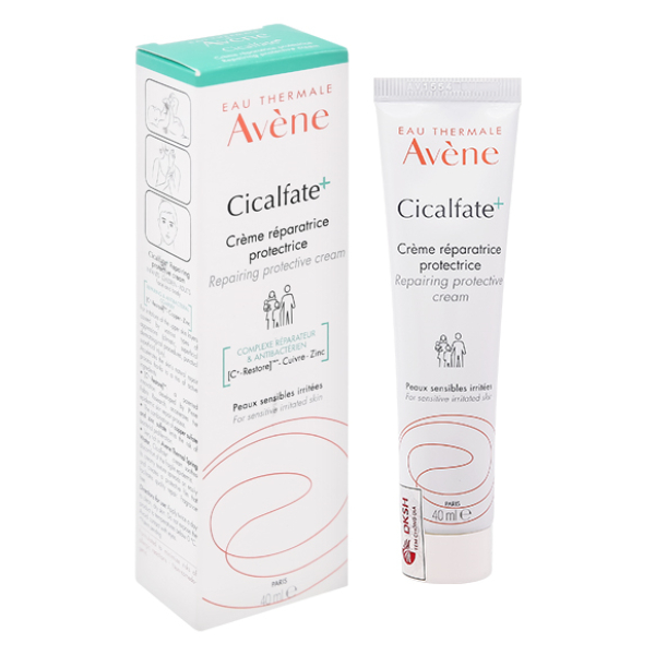 Kem Avène Cicalfate+ phục hồi làn da mỏng, nhạy cảm tuýp 40ml