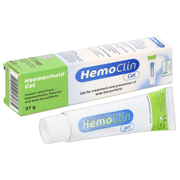 Hemoclin Gel làm lành các khó chịu ở hậu môn tuýp 37g