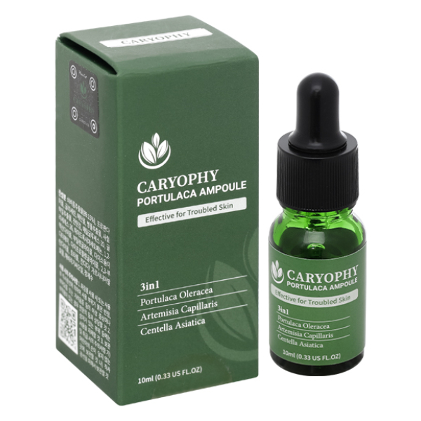 Serum Caryophy Portulaca Ampoule giảm mụn mờ thâm, làm dịu da lọ 10ml