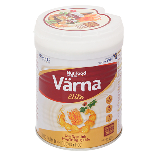 Sữa bột Nutifood Varna Elite giúp bổ sung dinh dưỡng, phục hồi sức khỏe lon 400g