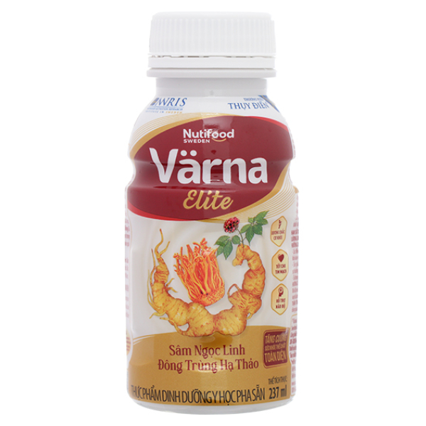 Sữa bột pha sẵn Nutifood Varna Elite bổ sung dinh dưỡng chai 237ml