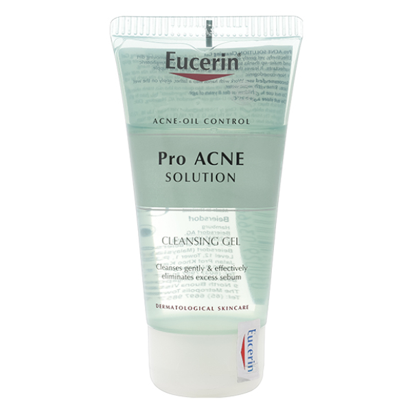 Gel rửa mặt Eucerin Pro Acne Solution làm sạch cho da mụn tuýp 75ml