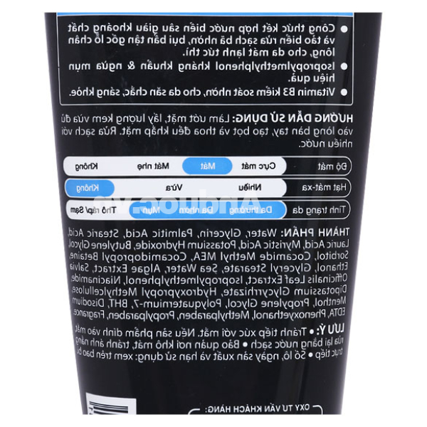 Kem rửa mặt Oxy Perfect Wash sạch bã nhờn, ngừa mụn tuýp 100g