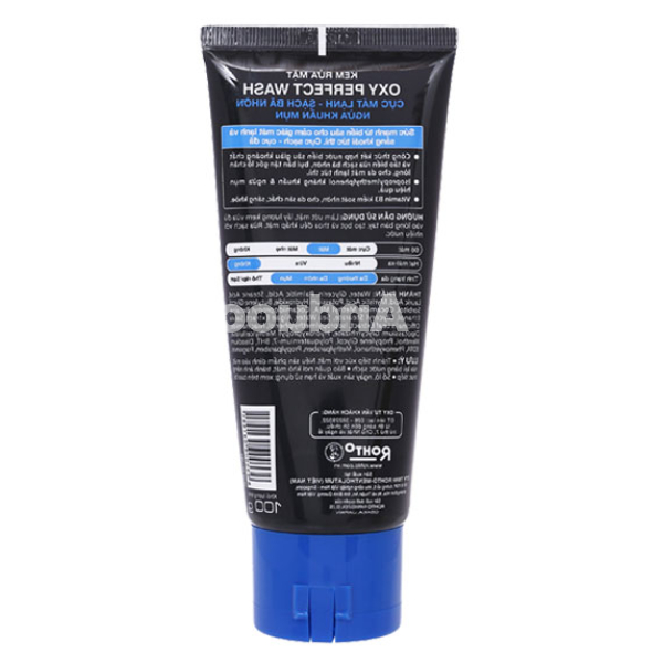 Kem rửa mặt Oxy Perfect Wash sạch bã nhờn, ngừa mụn tuýp 100g
