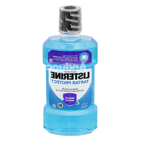 Nước súc miệng Listerine Tartar Protection ngừa mảng bám chai 750ml