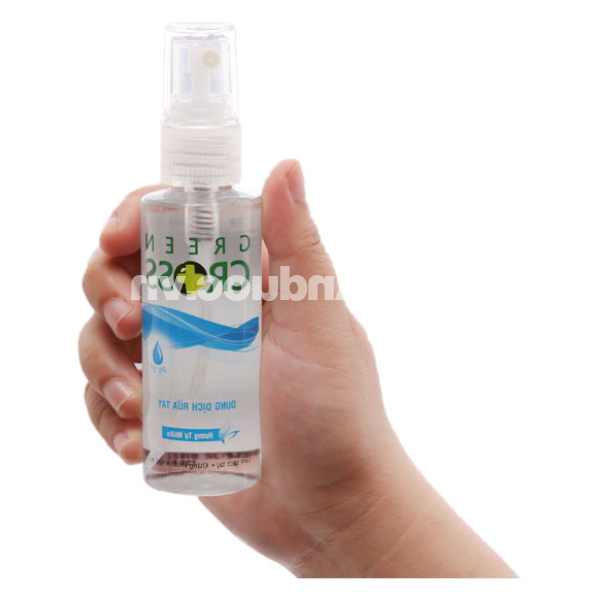 Xịt rửa tay Green Cross hương tự nhiên kháng khuẩn chai 70ml