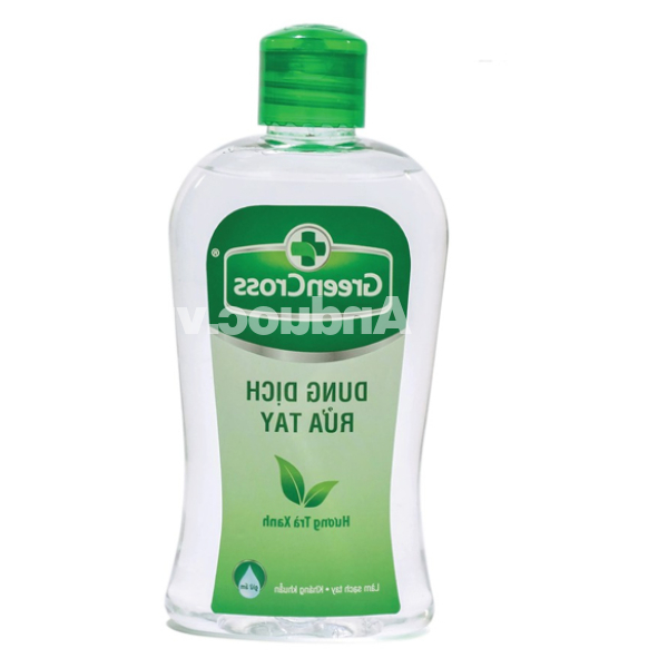 Dung dịch rửa tay Green Gross hương trà xanh kháng khuẩn chai 250ml
