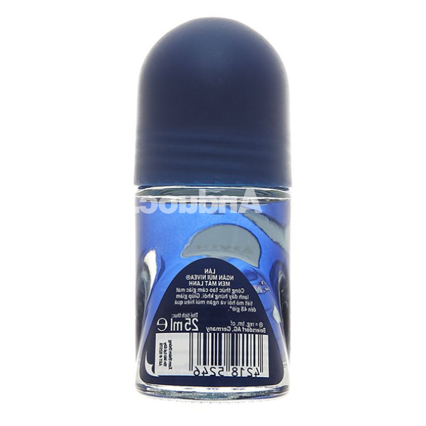 Lăn khử mùi Nivea Men Cool Kick chai 25ml