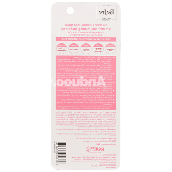 Xịt khử mùi Refre Whitening Perfume hương ngọt ngào chai 30ml