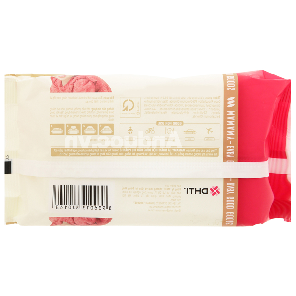 Khăn ướt em bé Mamamy hương thơm mát gói 80 miếng