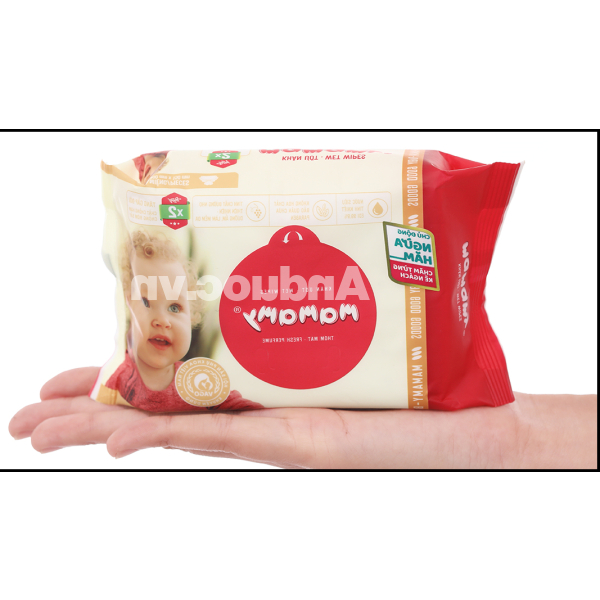 Khăn ướt em bé Mamamy hương thơm mát gói 30 miếng