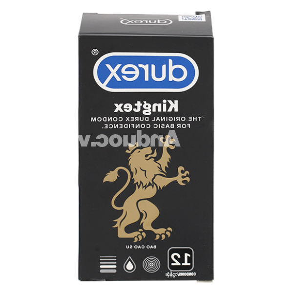 Bao cao su Durex Kingtex ôm sát, vừa vặn 49mm hộp 12 cái