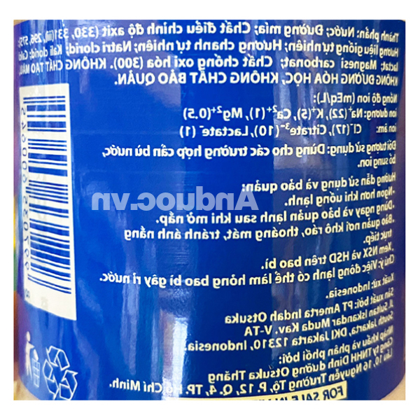 Thức uống bổ sung ion Pocari Sweat chai 500ml