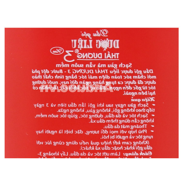 Dầu gội dược liệu Thái Dương 3 hương hoa sạch gàu, mềm mượt chai 200ml