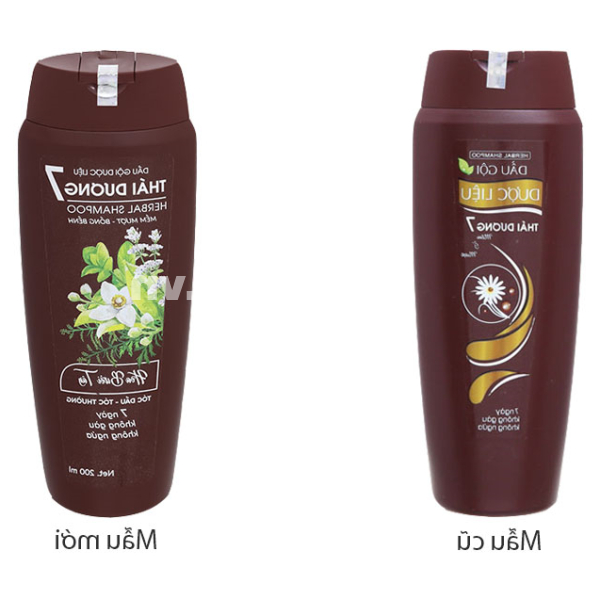 Dầu gội dược liệu Thái Dương 7 sạch gàu, mềm mượt chai 200ml