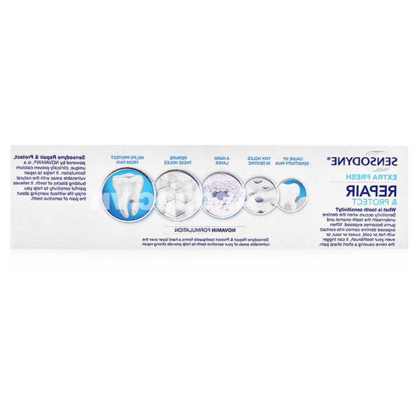 Kem đánh răng Sensodyne Extra Fresh Repair & Protect tuýp 100g