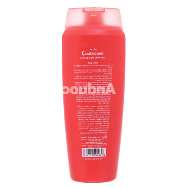 Dầu xả Thái Dương 3 hương hoa suôn mềm, óng ả, tự nhiên chai 200ml