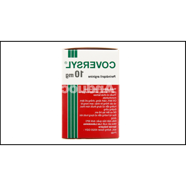 Coversyl 10mg trị tăng huyết áp, bệnh động mạch vành ổn định hộp 30 viên