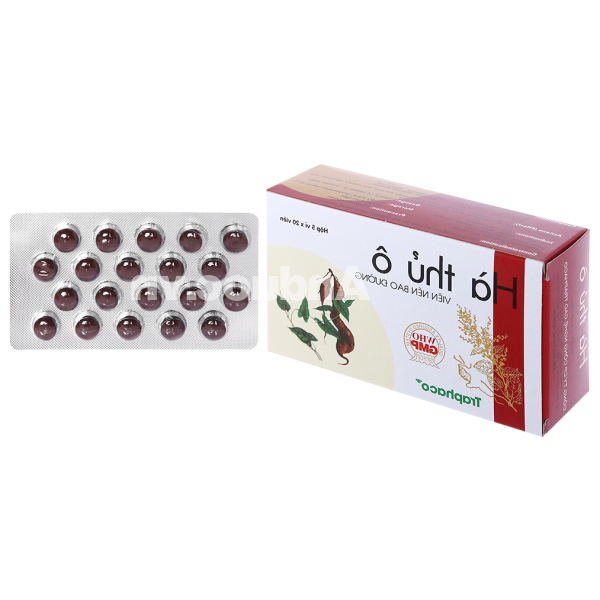 Hà Thủ Ô Traphaco hỗ trợ trị thiếu máu, tóc bạc sớm (5 vỉ x 20 viên)