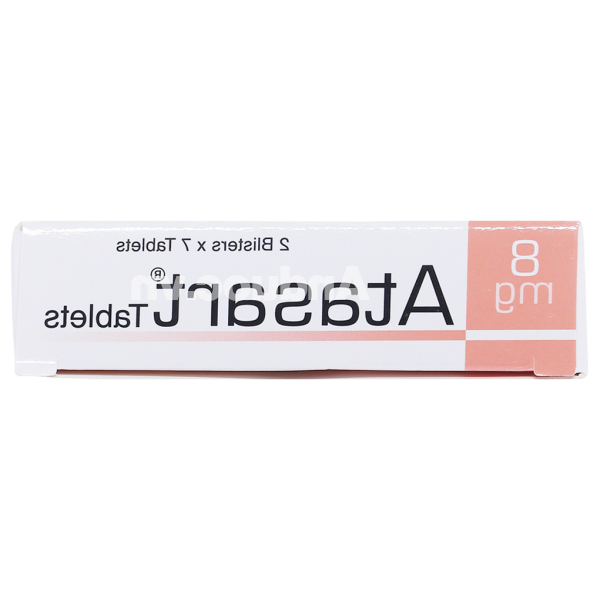 Atasart Tablets 8mg trị tăng huyết áp (2 vỉ x 7 viên)