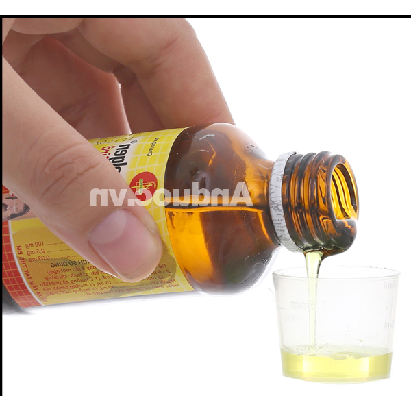 Siro Decolgen trị cảm cúm, viêm mũi dị ứng chai 60ml