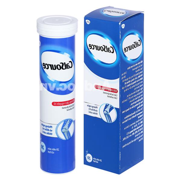 Viên nén sủi bọt CalSource bổ sung canxi tuýp 20 viên