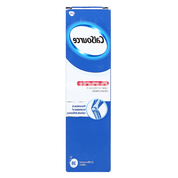 Viên nén sủi bọt CalSource bổ sung canxi tuýp 20 viên