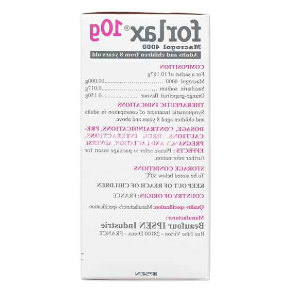 Bột pha dung dịch uống Forlax 10g trị táo bón hộp 20 gói
