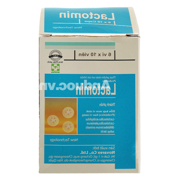 Men vi sinh Lactomin bổ sung lợi khuẩn hộp 60 viên