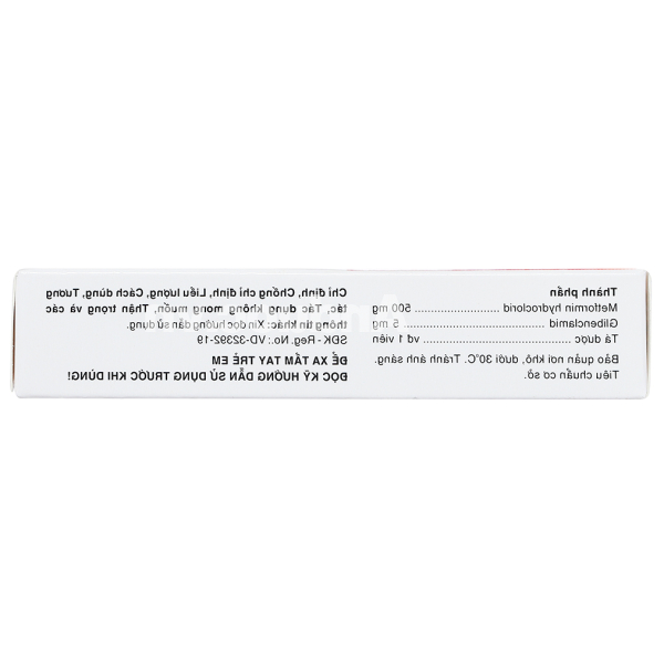 Hasanbest 500/5 trị đái tháo đường tuýp 2 (2 vỉ x 15 viên)