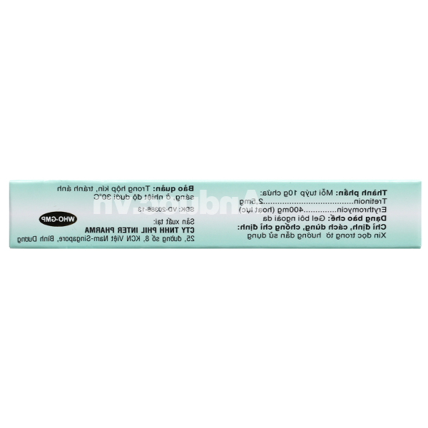Hiteen Gel trị mụn trứng cá tuýp 10g
