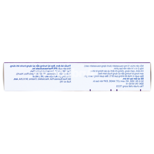 Crestor 10mg trị rối loạn mỡ máu (2 vỉ x 14 viên)