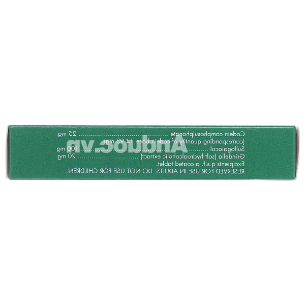 Neo-Codion trị ho khan, ho do kích ứng (2 vỉ x 10 viên)