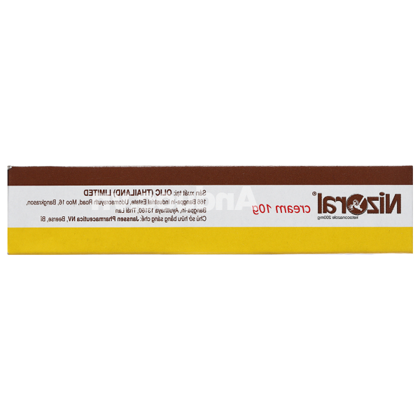 Nizoral Cream trị nấm ngoài da, viêm da tiết bã tuýp 10g