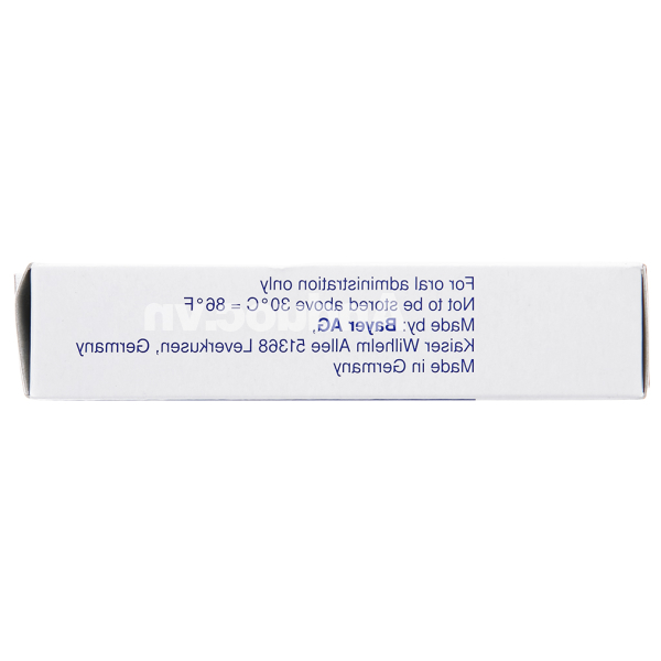 Ciprobay 500 trị nhiễm khuẩn (1 vỉ x 10 viên)