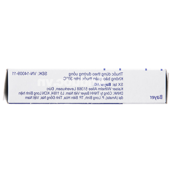 Ciprobay 500 trị nhiễm khuẩn (1 vỉ x 10 viên)