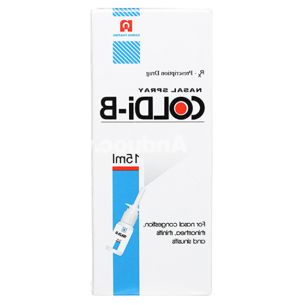 Dung dịch xịt mũi Coldi-B trị viêm xoang, viêm mũi chai 15ml