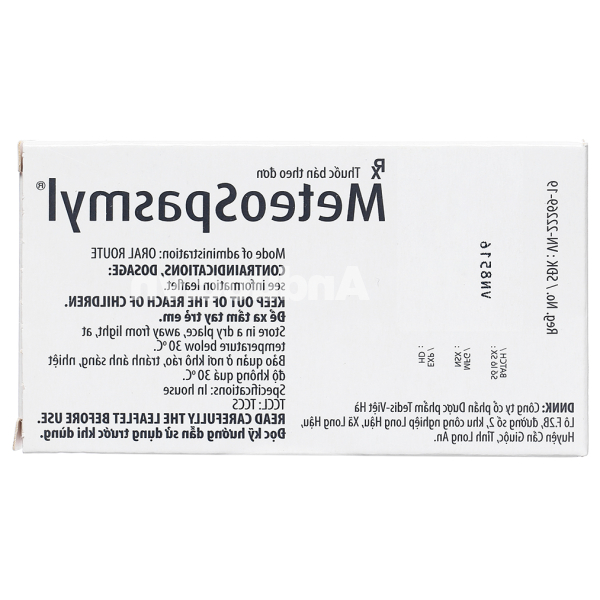 MeteoSpasmyl trị trướng bụng, rối loạn chức năng ruột (2 vỉ x 10 viên)