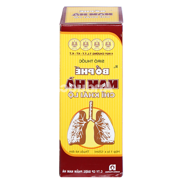 Siro Bổ Phế Nam Hà Chỉ Khái Lộ trị ho cảm, viêm phế quản chai 125ml