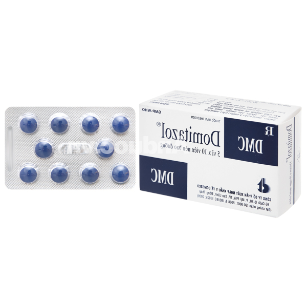 Domitazol hỗ trợ trị nhiễm trùng đường tiết niệu dưới không biến chứng (5 vỉ x 10 viên)
