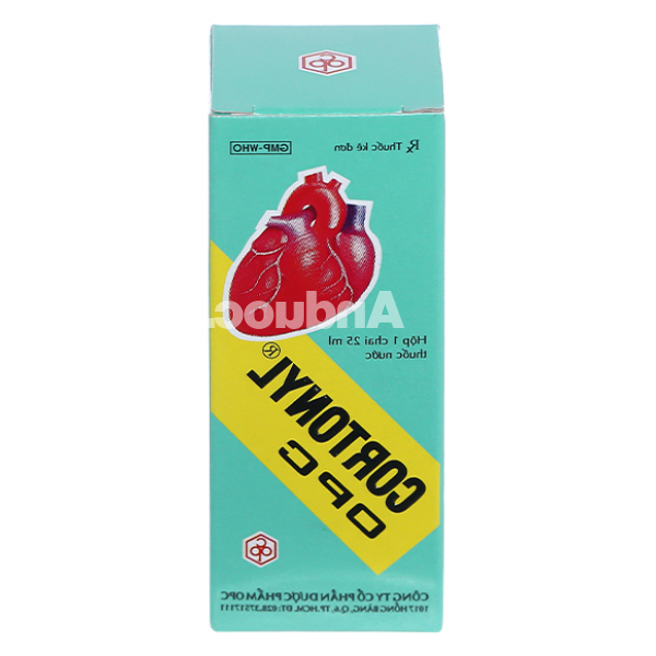 Thuốc nước Cortonyl OPC trị mất ngủ, trợ tim chai 25ml