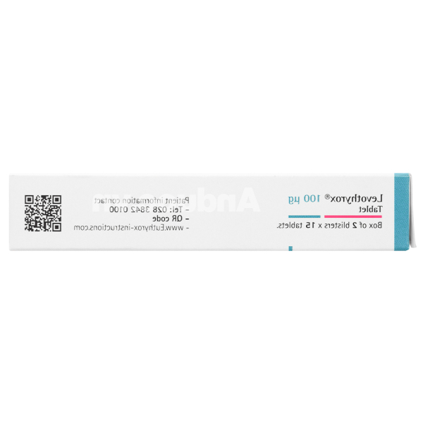 Levothyrox 100µg điều trị bệnh lý tuyến giáp (2 vỉ x 15 viên)