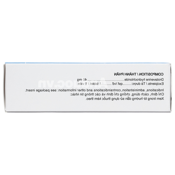 No-Spa 40mg giảm đau do co thắt tiêu hóa (5 vỉ x 10 viên)