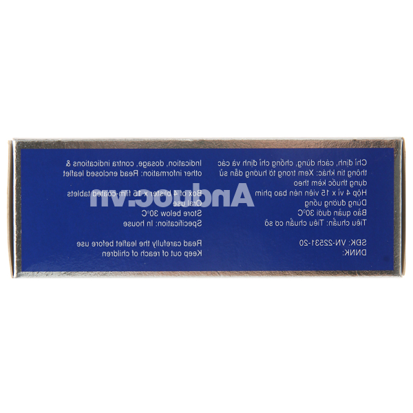 Daflon 500mg trị trĩ, suy giãn tĩnh mạch (4 vỉ x 15 viên)