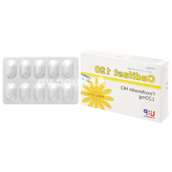 Cadifast 120 trị mày đay mạn tính (3 vỉ x 10 viên)