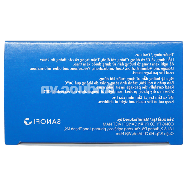 Nautamine 90mg chống say tàu xe (20 vỉ x 4 viên)